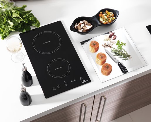 Cooktop Elétrico de Indução 2 Queimadores Mesa Vitrocerâmica 220V Fischer