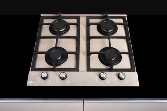 Cooktop Platinium Prime a Gás 4 Queimadores Inox Escovado Bivolt Fischer