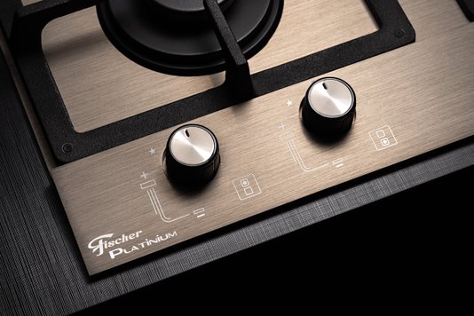 Cooktop Platinium Prime a Gás 4 Queimadores Inox Escovado Bivolt Fischer
