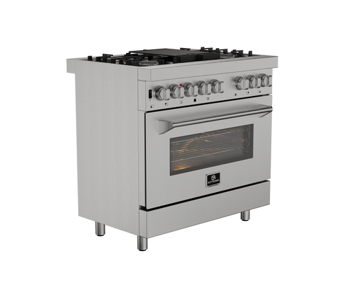 Fogão Professional 5 Queimadores com Forno à Gás 116 Litros 90cm  220V Elettromec