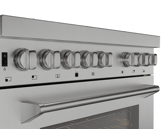 Fogão Professional 5 Queimadores com Forno à Gás 116 Litros 90cm  220V Elettromec