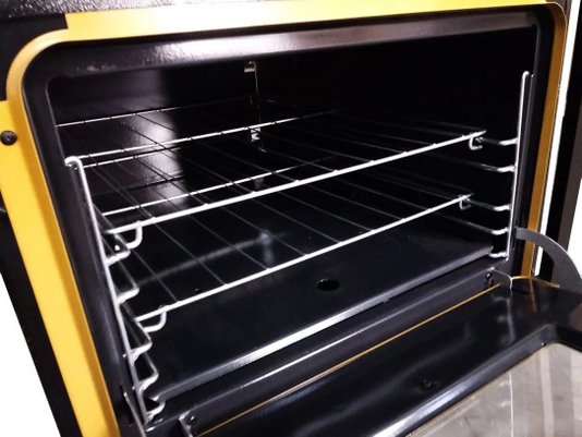 Fogão Profissional à Gás Bravo 4 Bocas com Forno Amarelo Venâncio