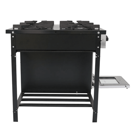 Fogão Profissional a Gás Bravo 4 Queimadores com Forno Branco Venâncio