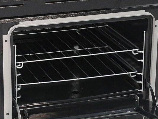 Fogão Profissional a Gás Bravo 4 Queimadores com Forno Cinza Venâncio