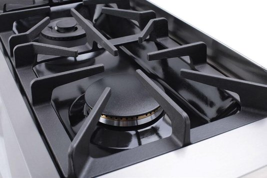 Fogão Rangetop a Gás Profissional 6 Queimadores Inox 90cm 220V Cookerhood