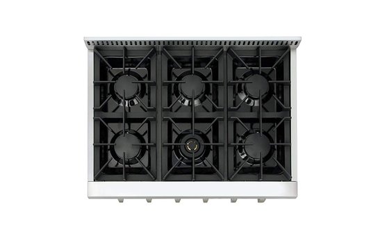Fogão Rangetop a Gás Profissional 6 Queimadores Inox 90cm 220V Cookerhood
