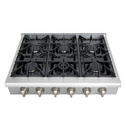 Fogão Rangetop a Gás Profissional 6 Queimadores Inox 90cm 220V Cookerhood