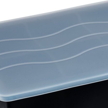 Forma de Gelo 6 Cubos em Silicone com Tampa Preto Weck