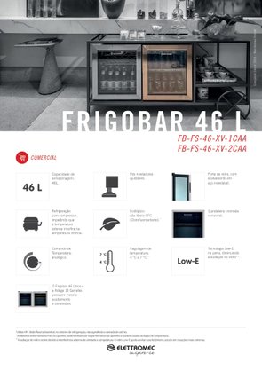 Frigobar Inox 46 Litros 220V Elettromec