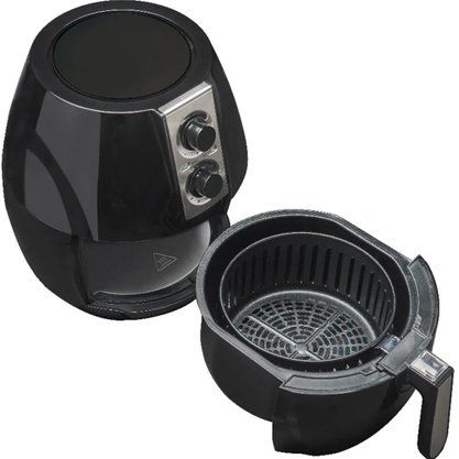 Fritadeira Elétrica Air Fryer Sem Óleo Preto AF-02 1200W 220V Agratto