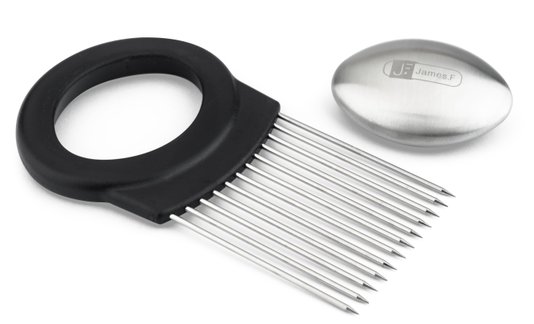 Garfo para Cortar Cebola com Sabonete em Inox James.F
