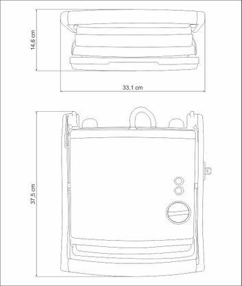Grill Elétrico by Breville Adjusta em Aço Inox 220V Tramontina