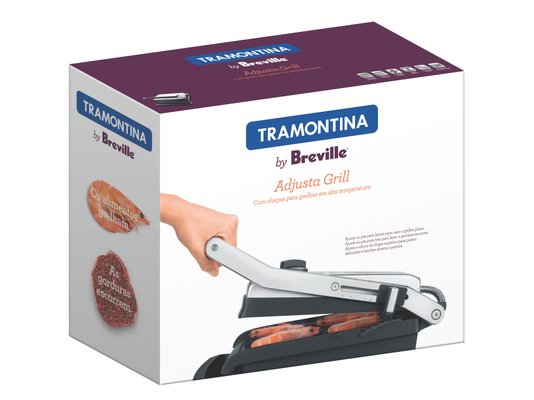 Grill Elétrico by Breville Adjusta em Aço Inox 220V Tramontina