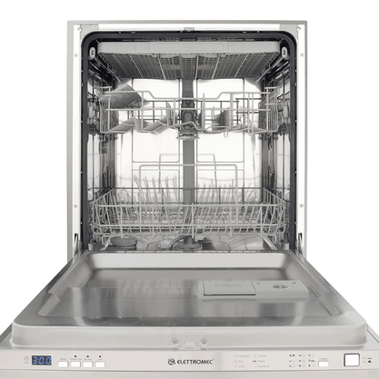 Lava Louças de Embutir 14 Serviços Inox Sem Revestimento 60cm 220V Elettromec