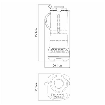 Liquidificador by Breville Smart Gourmet 1200 W 1,5 Litros 220V Tramontina