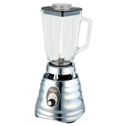 Liquidificador Osterizer Clássico Prata 3 Velocidades 1,25L Jarra de Vidro 600W 220V Oster