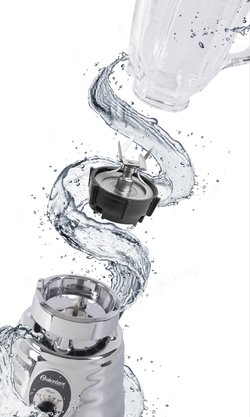 Liquidificador Osterizer Clássico Prata 3 Velocidades 1,25L Jarra de Vidro 600W 220V Oster