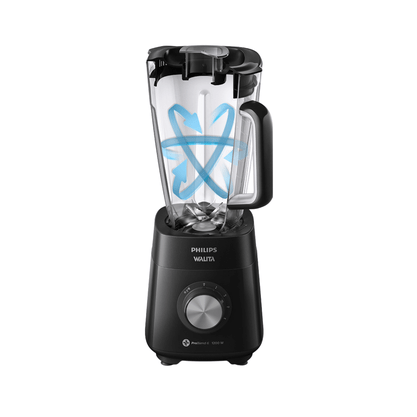 Liquidificador Série 5000 Jarra Plástico 3L Preto 1200W 220V Philips Walita
