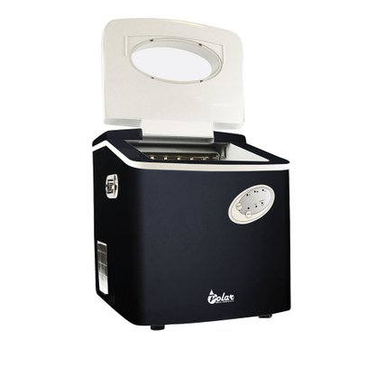 Máquina de Gelo em Cubos Preto 22kg Dia 220V Polar