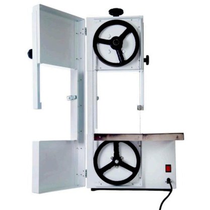 Máquina Serra Fita de Bancada Inox com Moedor Boca 8 Motor 1/2CV 180cm Bivolt Delta Grill