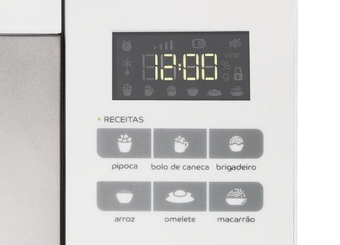 Micro-ondas Branco Função Descongelar 32 Litros 110V Consul