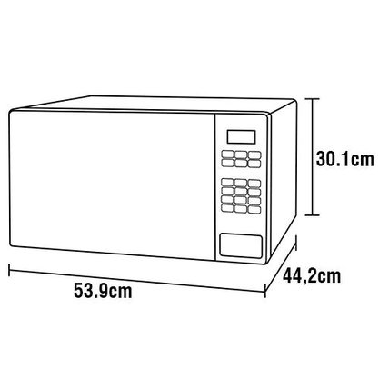 Micro-ondas Branco Função Descongelar 32 Litros 110V Consul