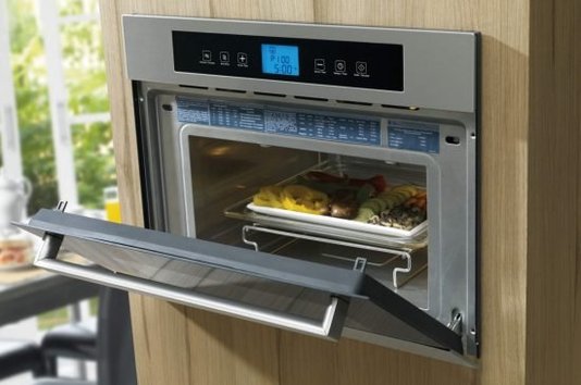 Micro-ondas Platinium de Embutir Grill com Display Digital 35 Litros 220V Fischer