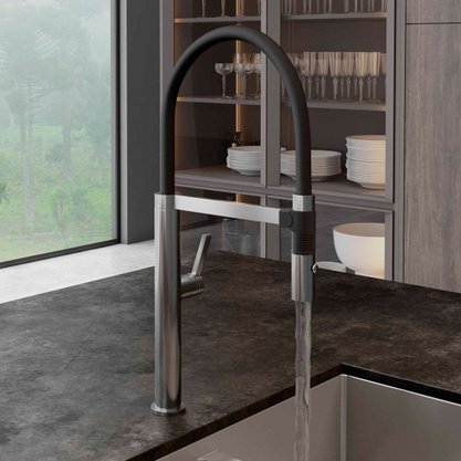 Misturador Monocomando para Cozinha Primaccore com Imã Grey Debacco
