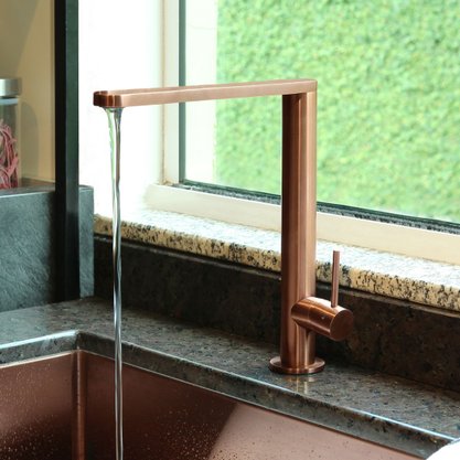 Misturador Monocomando para Cozinha Primaccore Rose Gold Debacco