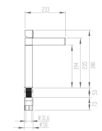 Misturador Monocomando para Lavabo Primaccore Rose Gold Debacco