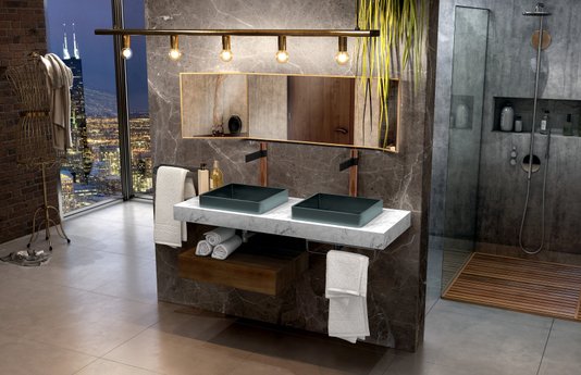 Misturador Monocomando para Lavabo Primaccore Rose Gold Debacco