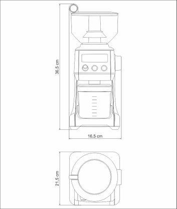 Moedor de Café by Breville Express 60 Níveis de Moagem 220V Tramontina