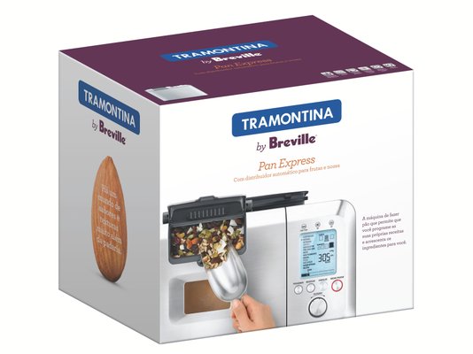 Panificadora by Breville Express em Aço Inox com Timer 220V Tramontina