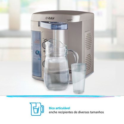 Purificador de Água Doméstico Due Immaginare Prata 220V IBBL