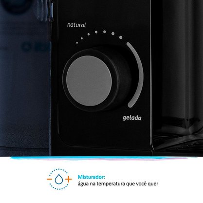 Purificador de Água Doméstico Due Immaginare Preto 220V IBBL