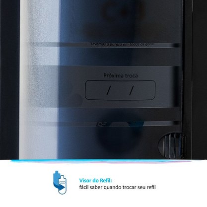 Purificador de Água Doméstico Due Immaginare Preto 220V IBBL