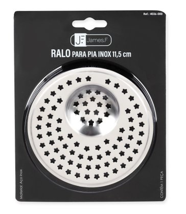 Ralo para Pia 11,5cm Inox James.F