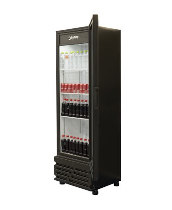 Refrigerador Expositor Vertical Porta de Vidro Preto 454 Litros 220V Imbera