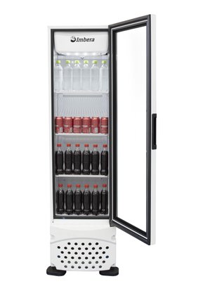 Refrigerador Expositor Vertical Visa Cooler Porta de Vidro Branco 230 Litros 220V Imbera