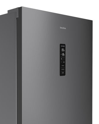 Refrigerador Bottom Freezer Titânio 360 Litros 220V Invita