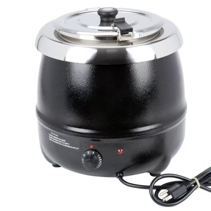 Sopeira Elétrica Profissional Preta Inox ATS1010 10 Litros 220V Zahav