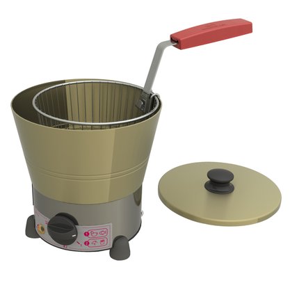 Tacho Fritador Elétrico com Termostato Inox PRF-01E 1 Litro 220V Progás