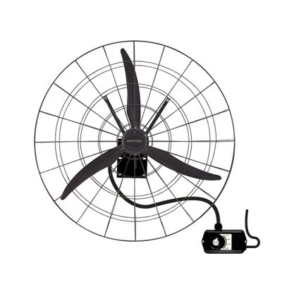 Ventilador de Parede Industrial Alta Vazão Preto 1 Metro 220V Ventisol