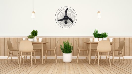 Ventilador de Parede Preto Oscilante 60cm Bivolt Ventisol