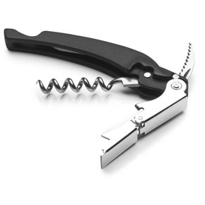 Abridor Saca Rolha Garçom Daily Preto Ghidini