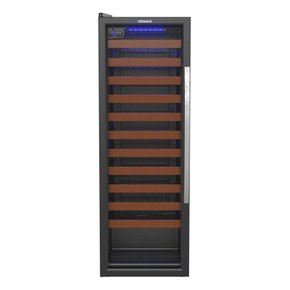 Adega 59 Garrafas Piubella Preto Porta Invertida 220V Venax