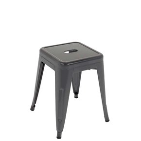 Banqueta Industrial Small Cinza MOR