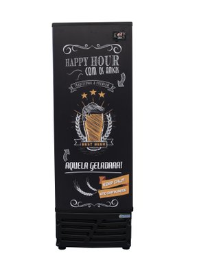 Cervejeira Happy Hour Porta Cega Adesivada 454 Litros 220V Imbera