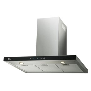 Coifa de Parede Infinity Digital Touch Painel em Vidro Preto 90cm 220V Fischer