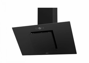 Coifa de Parede Montreal Inclinada Vidro Preto 90cm 220V Debacco